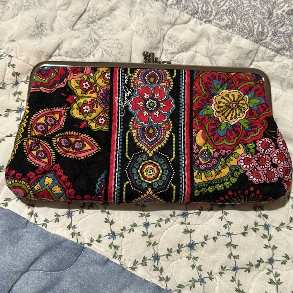 Vera Bradley Multicolor Floral Clutch